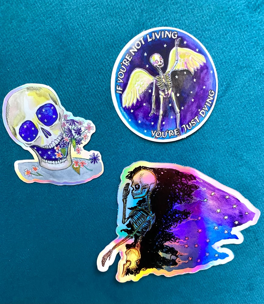 Image of Starry Skelly Sticker Pack