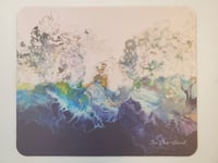 Navy Splash Mousepad