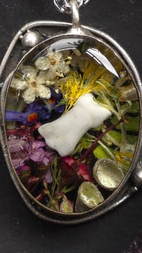Image 4 of Badger toe floral pendant 