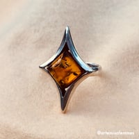 Image 1 of Coven’s Hearth Amber Ring