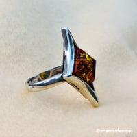 Image 2 of Coven’s Hearth Amber Ring