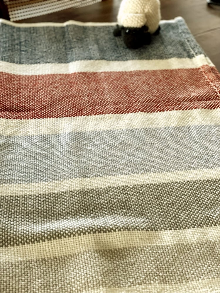 Image of Baby Throw - Stripey B