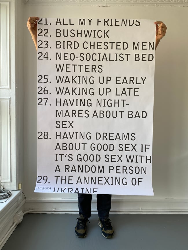 PRINT 03: BIRD CHESTED MEN