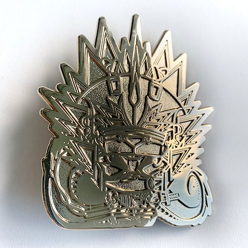 Image of Rah! Rah! the Dragon Ninja Pin [Gold Variant]