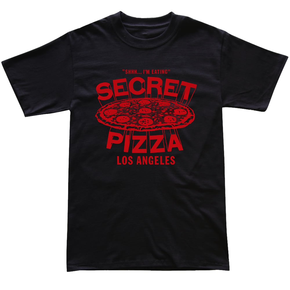 SHHH... I'M EATING SECRET PIZZA *BLACK*