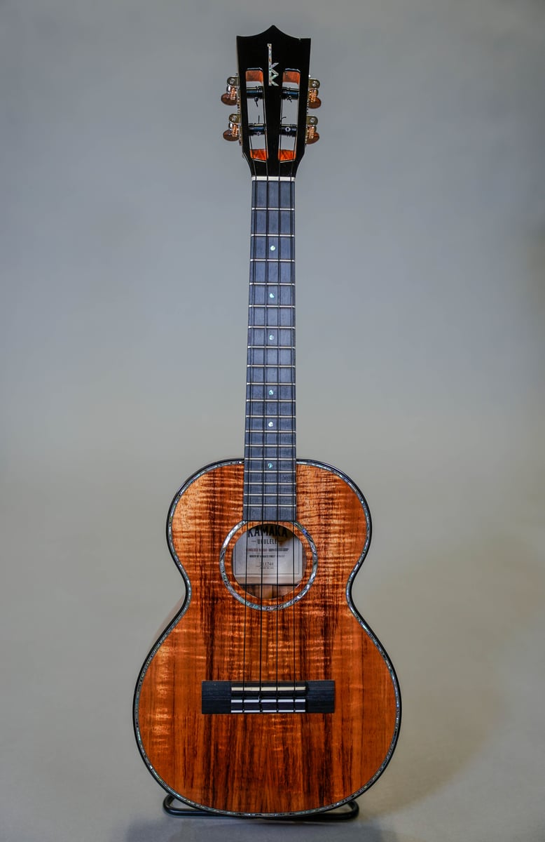 Ukulele Lab — Kamaka HF3D2I Tenor Slot Head Ukulele 211748