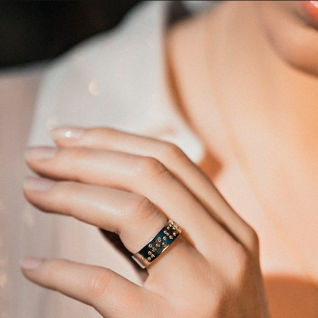 Anillo Braille