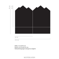 Image 2 of Fensterfolie Berge, Spielzimmer Deko Sichtschutz Folie selbstklebend