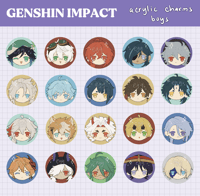 Image 1 of [ genshin impact mini charms ]