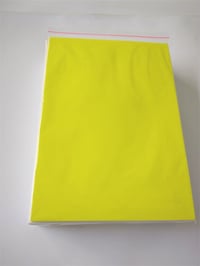Image 1 of Free Shipping Fluorescent Yellow A4 Eggshell Sticker Papers 150sheets