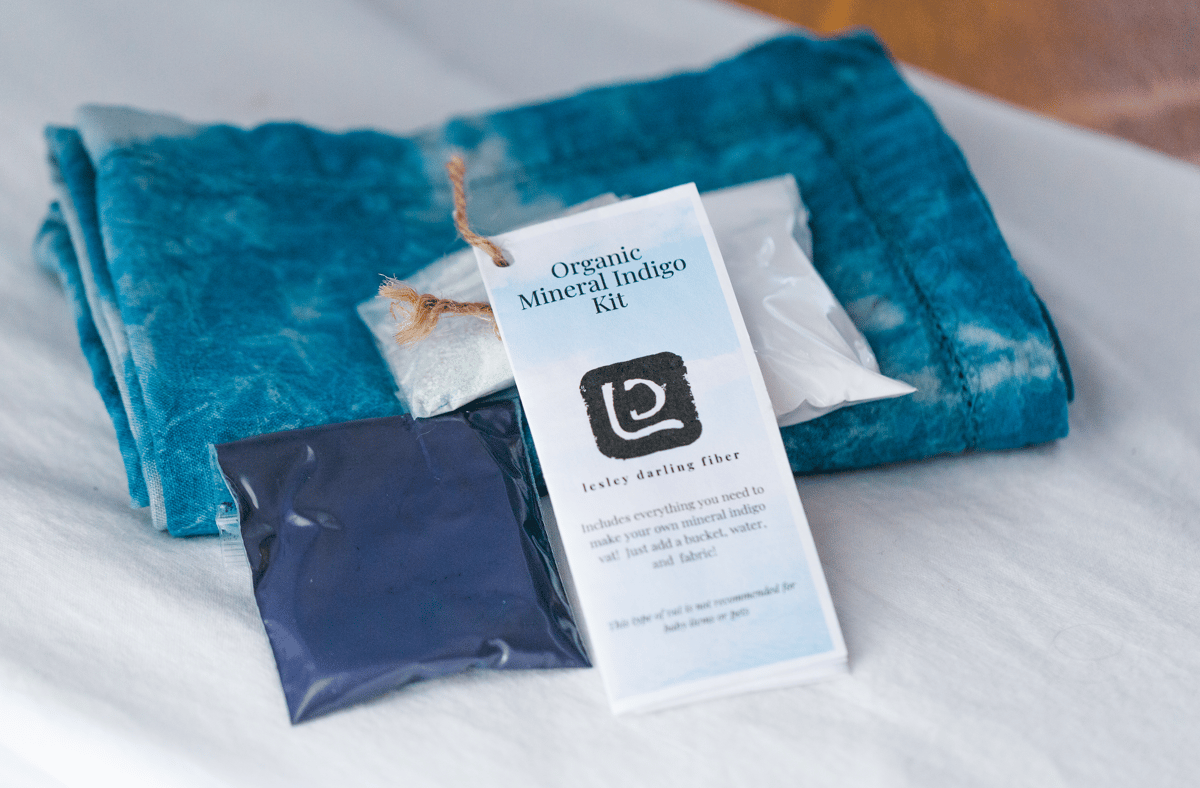 Indigo Block Printing Kit Natural Dye Pre-measured 