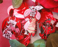 Image 1 of Kinky and Bound Valentine's Day Pins - Hazbin Hotel  fan Merch