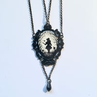Image 2 of Alice Silhouette Victoriana Cameo Multi-Strand Necklace