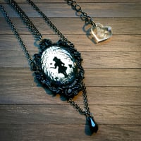 Image 1 of Alice Silhouette Victoriana Cameo Multi-Strand Necklace