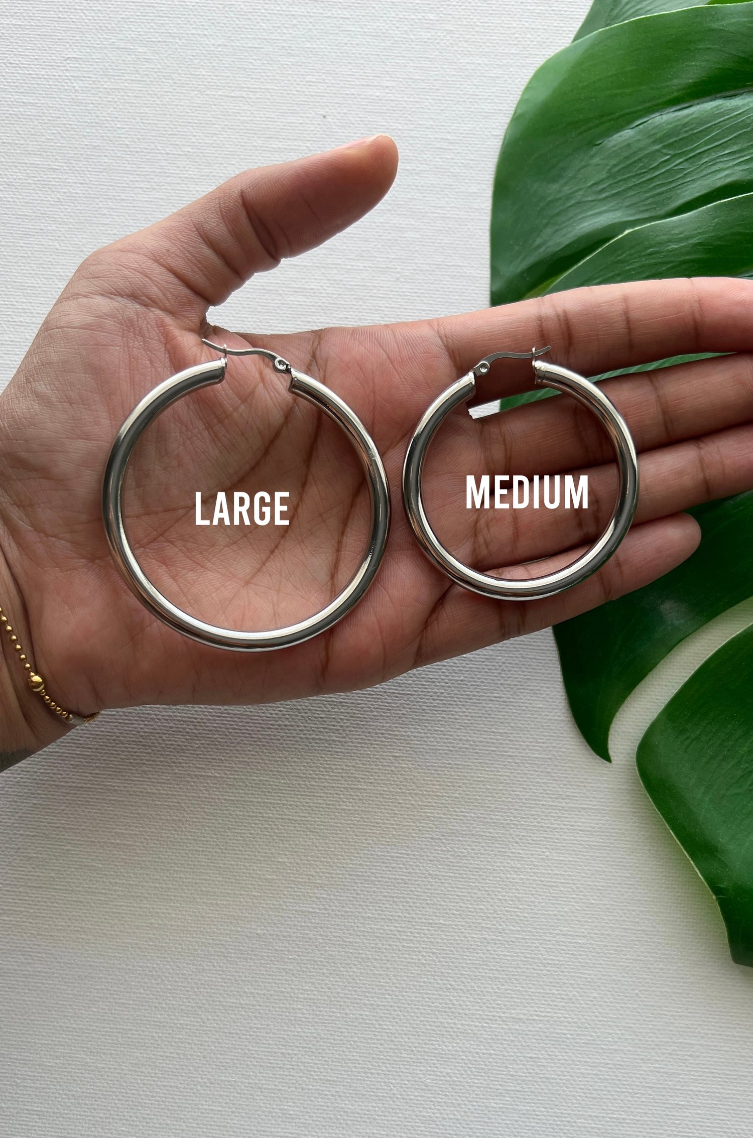 Image of BOOYAH Silver • Hoop Earrings