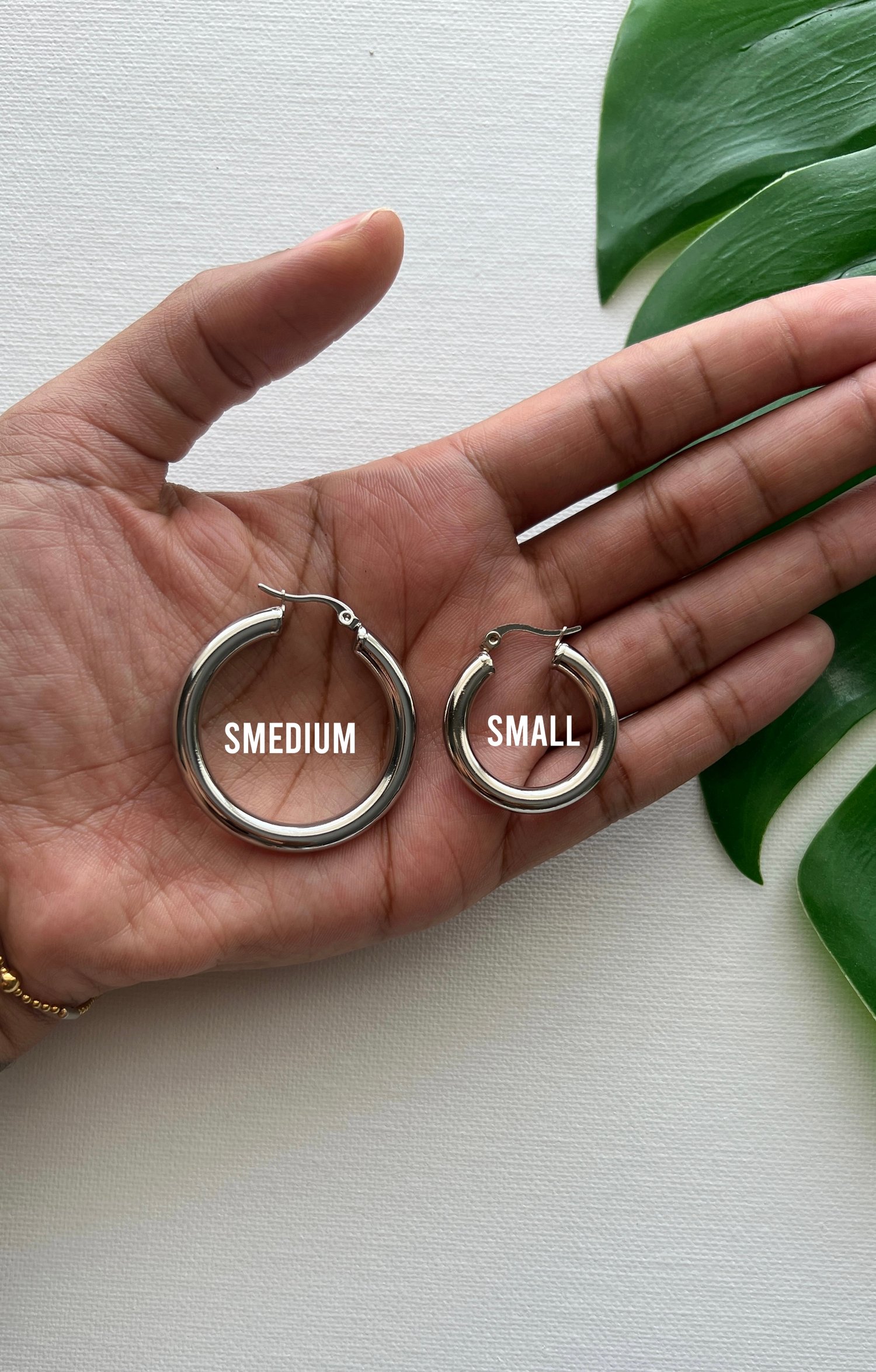 Image of BOOYAH Silver • Hoop Earrings