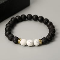 Image 1 of Unisex Volcanic Stone Bracelet