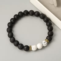 Image 2 of Unisex Volcanic Stone Bracelet