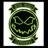 Evil Grin Studios backpatch design die cut sticker Image 3