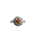 Image of sun and stars citrine ring with 14k gold details