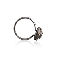 Image 4 of sun and stars citrine ring with 14k gold details