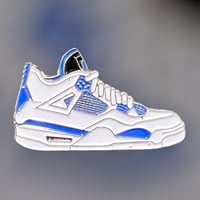 Image 1 of "Military Blue" Jordan 4 Enamel Pin