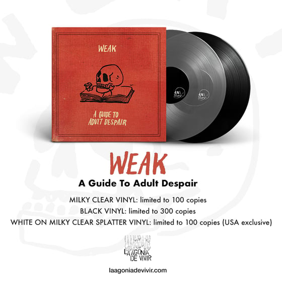 Image of PRE-ORDER NOW! LADV179 - WEAK "A Guide to Adult Despair" LP