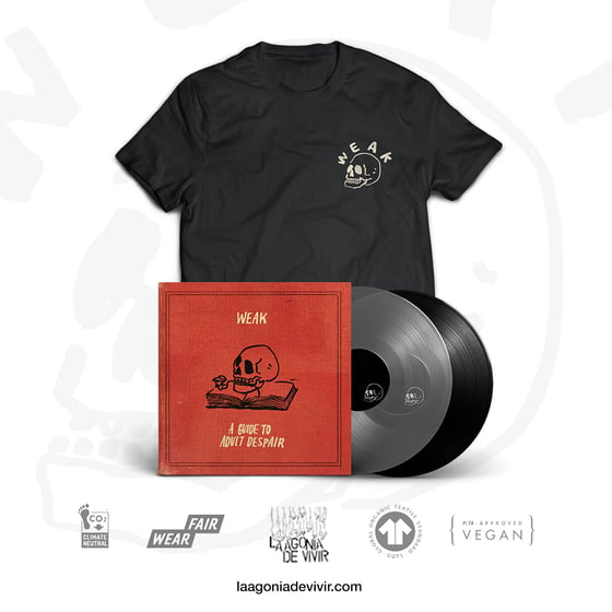 Image of WEAK "A Guide To Adult Despair" BUNDLE (LP + Tshirt)