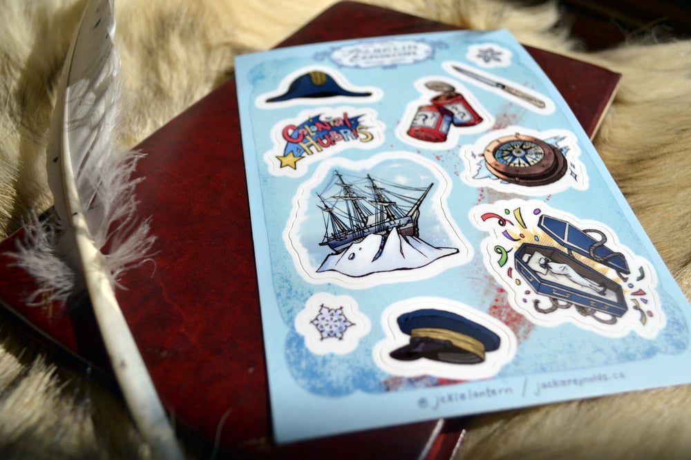 Lost Franklin Expedition Sticker Sheet