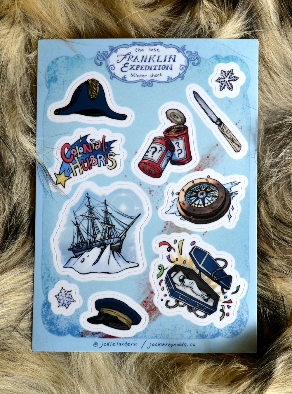 Lost Franklin Expedition Sticker Sheet