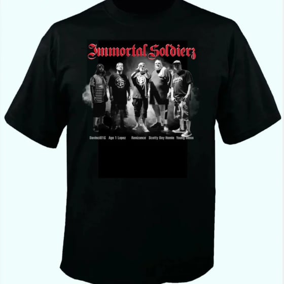 Image of Immortal Soldierz Band T-Shirt