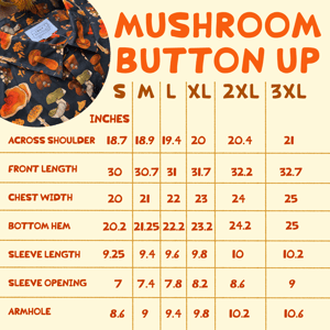 Many Mushrooms Button-up Shirt