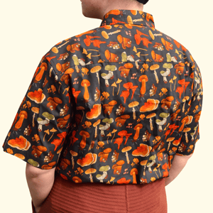 Many Mushrooms Button-up Shirt