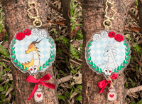 wings of fire- hailstorm/pyrite keychain