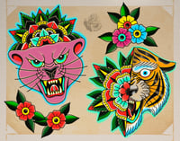 Image 1 of Big Cats Print