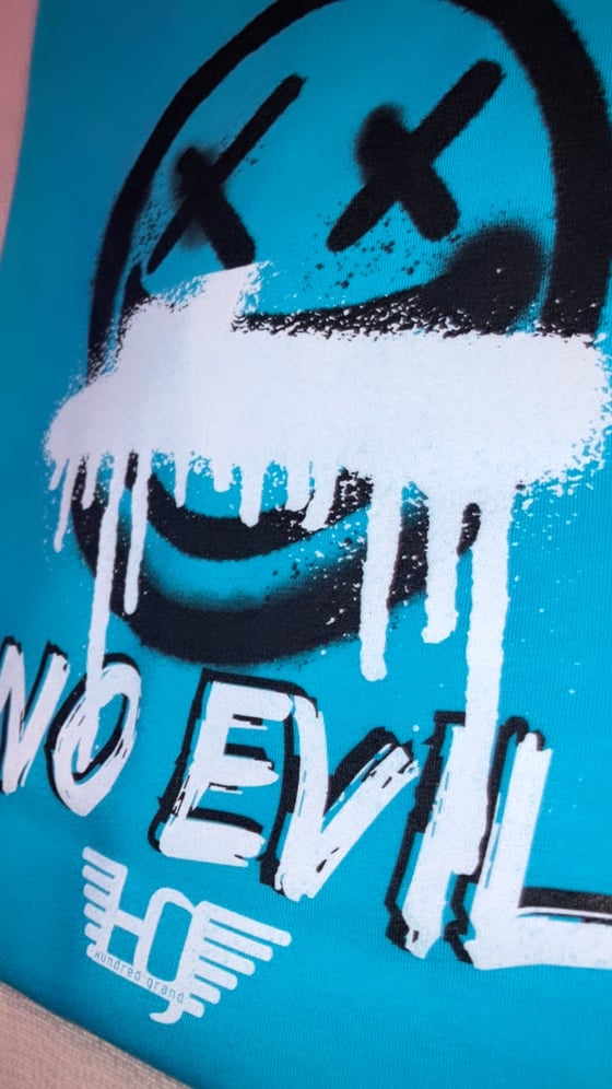 Image of Turquoise “Speak No Evil” Tee 