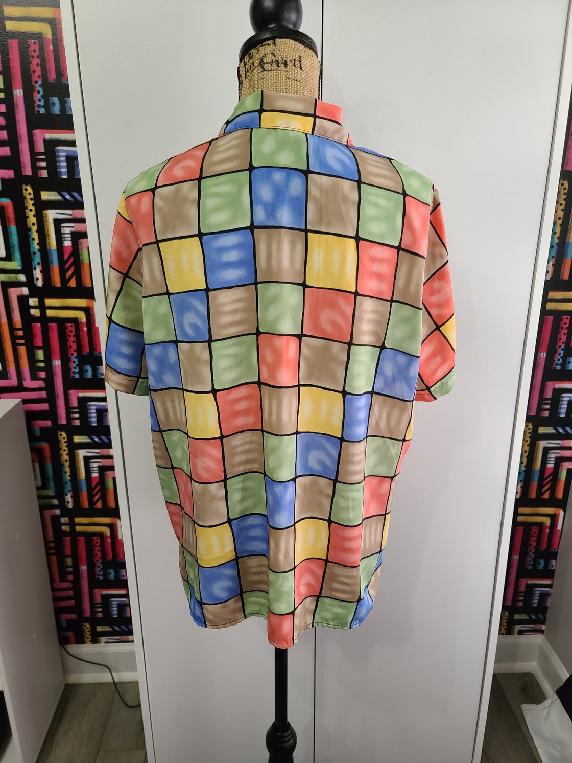 Image of Multi Color Block Shirt