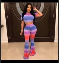 Colorful flare set 