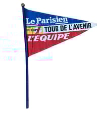 Image 2 of 1961Tour de France/Tour de l’Avenir - Race Official’s car flag