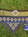 Tribal Boho Belt-3 patch triangle beads