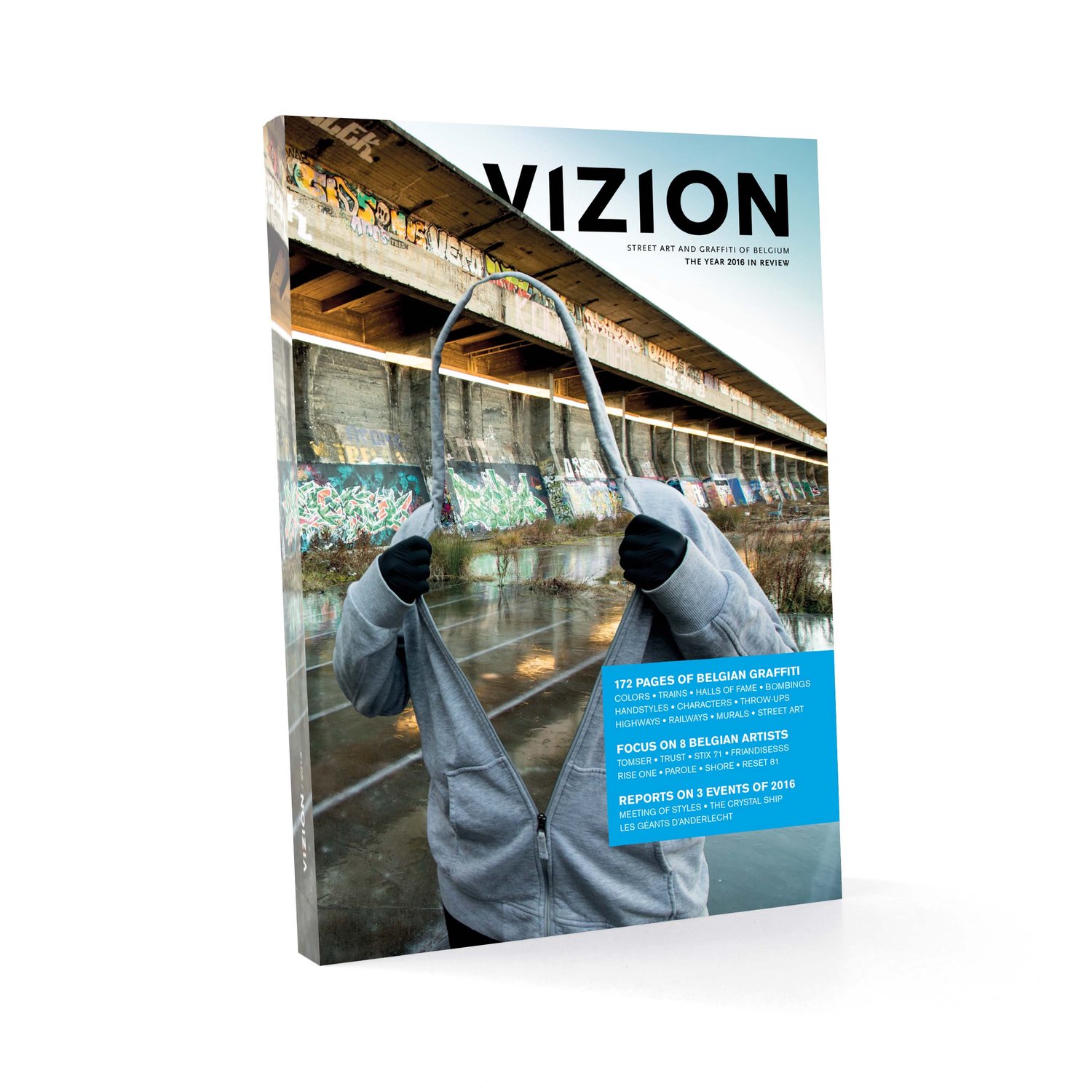 Vizion Magazine #1 - 2016 / Street art & graffiti of Belgium