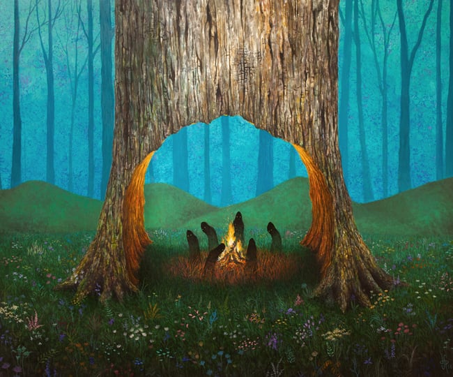 Celebration of the Solstice - Print