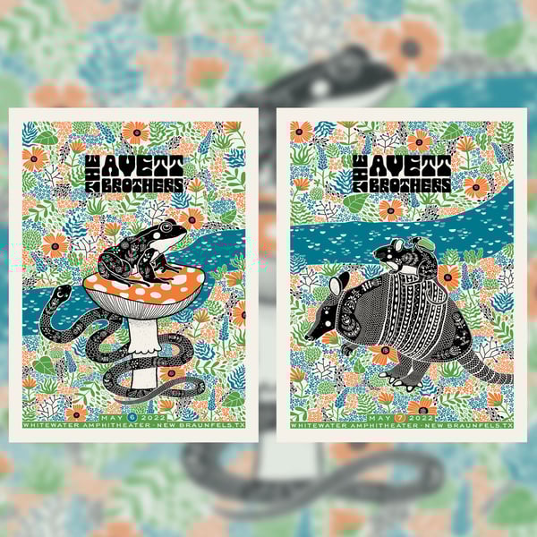 Image of The Avett Brothers New Braunfels 2022 *SET*