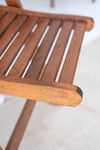 Paire de chaises pliantes