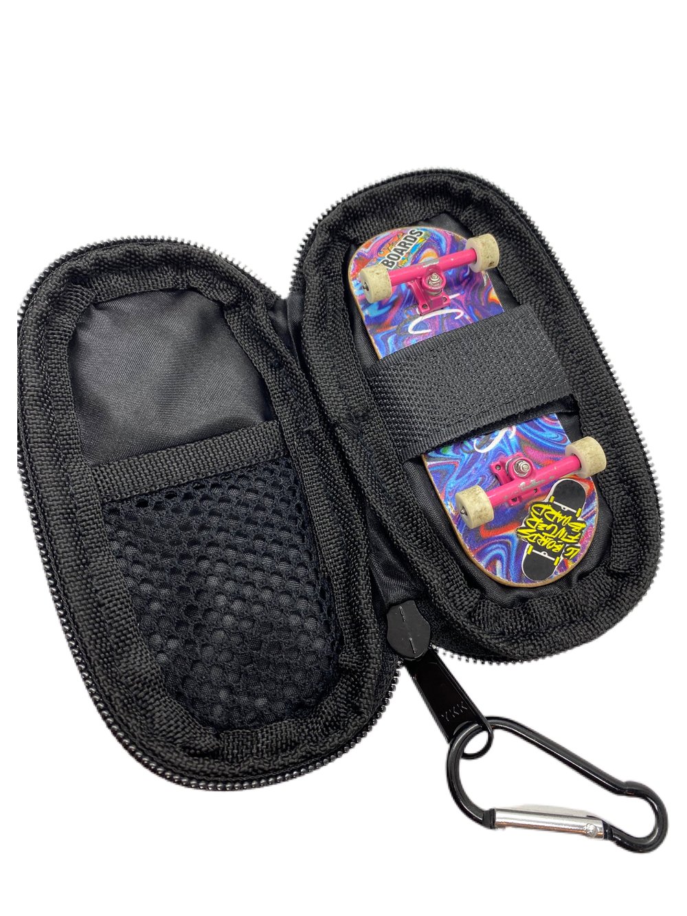 LC BOARDS Fingerboard Bag Carrying Case Black