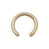 Bardot - Piercing Ring Zircon Gold PVD (Surgical Steel, 1.2 mm)