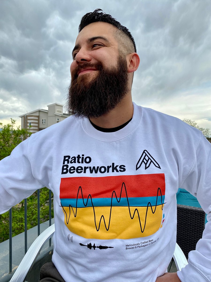 Image of Sound-wave Crewneck Sweater