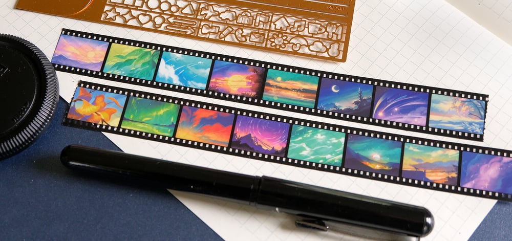 Scenery Film Cells - Clear Tape