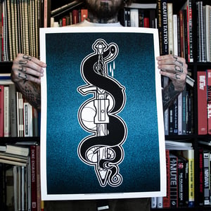 Gzy Ex Silesia - Pen Serpent - Giclée Fine Art Print