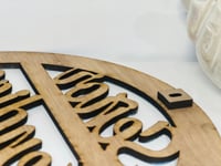 Image 3 of Custom Wood Hanger Sign Home Decor